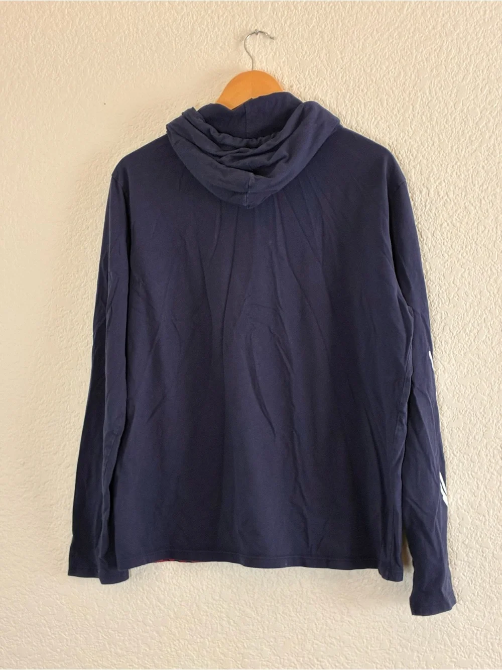 Polo Ralph Lauren | Navy blue hoodie pullover long sleeve graphic tee shirt